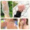 21 Pieces Beading Needles Set, 6 Sizes Seed Beads Needles Big Eye Beading Needles Collapsible Beading Needles Set for Jewelry Making